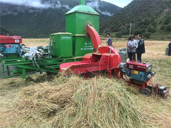 青海秸稈打包機(jī)客戶現(xiàn)場 (3)